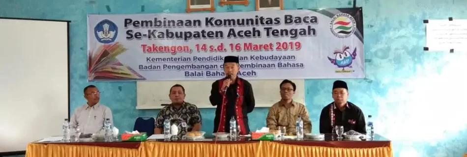 Sambutan kadis aceh tengah