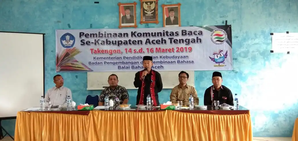 Sambutan kadis aceh tengah