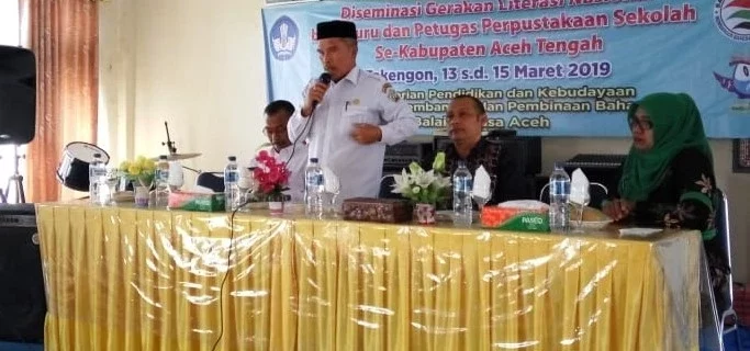 Sambutan Plt. Kadis Pendidikan Aceh Tengah