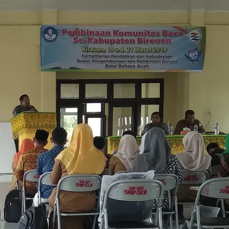 Suasana pembinaan komunitas Bireuen