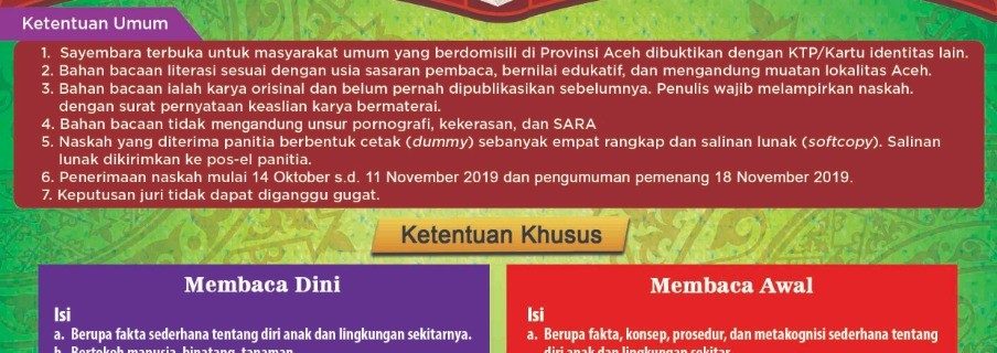 sayembara buku literasi
