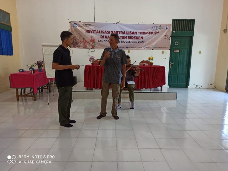 Balai Bahasa Provinsi Aceh Revitalisasi Mop-Mop