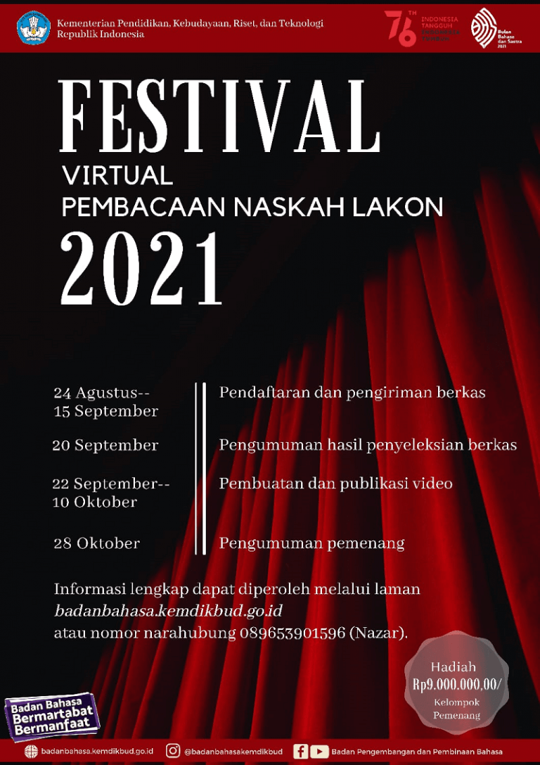 Festival Virtual Pembacaan Naskah Lakon