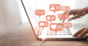 Ilustrasi media sosial