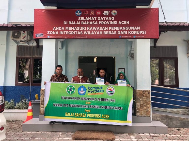 Universitas Samudra Jalin Kerja Sama dengan Balai Bahasa Provinsi Aceh