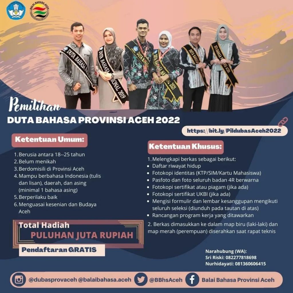 Duta Bahasa Aceh 2022