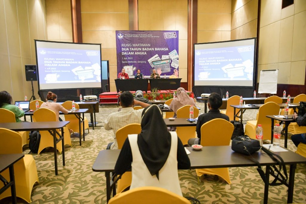 Suasana Acara Riung Wartawan