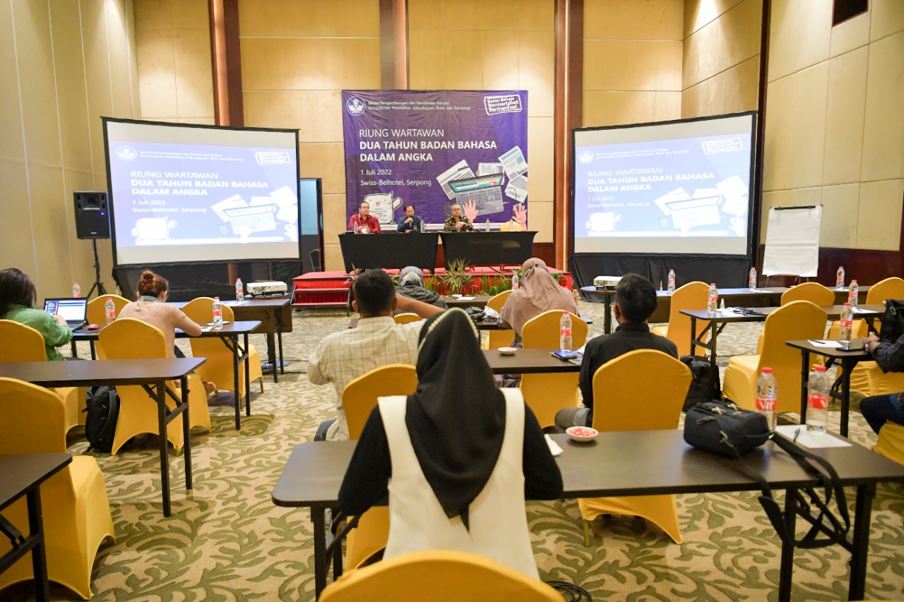 Suasana Acara Riung Wartawan