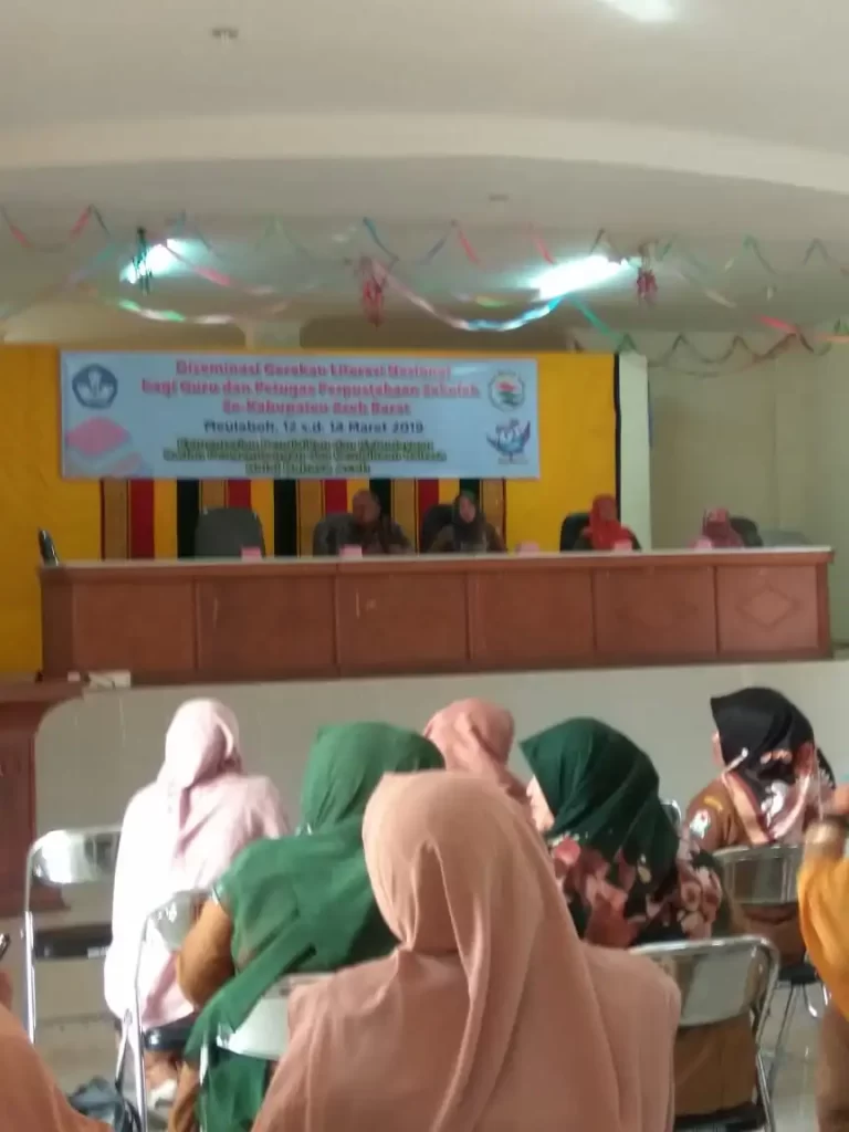 Suasana pembukaan Diseminasi GLN di Meulaboh
