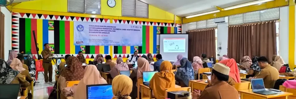 Suasana Sosialisasi UKBI Simeulue