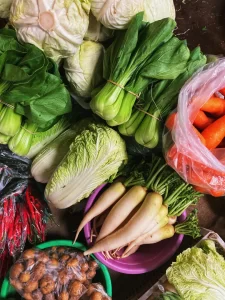 Ilustrasi berbagai macam sayur