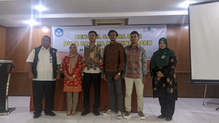 Pengukuhan Pengurus Baru Duta Bahasa Provinsi Aceh