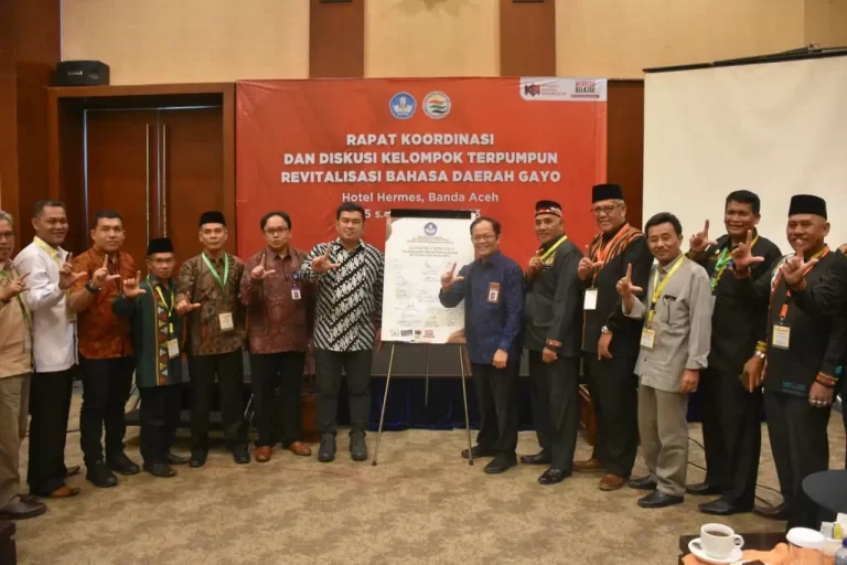 Hindari Kepunahan, Balai Bahasa Provinsi Aceh akan Revitalisasi Bahasa Gayo