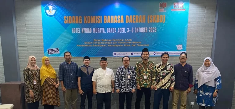 Sidang Komisi Bahasa Daerah 3–6 Oktober 2023