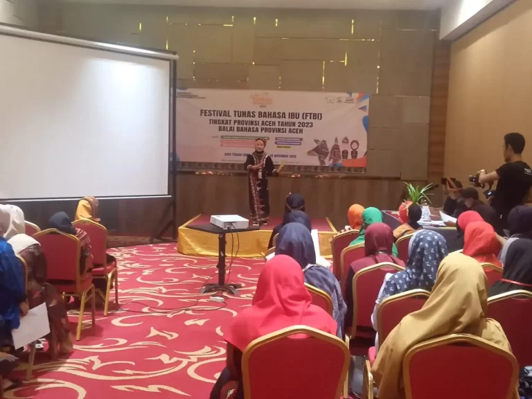 Festival Tunas Bahasa Ibu (FTBI) Tingkat Provinsi Aceh 2023: Upaya Pelestarian Bahasa Daerah