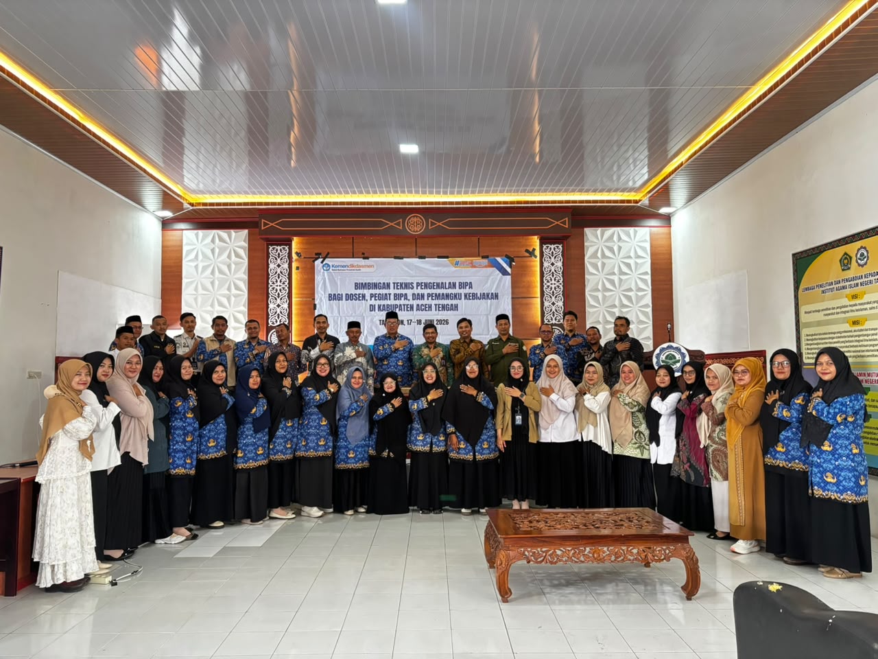 Bimbingan Teknis Pengenalan BIPA bagi Dosen, Pegiat BIPA, dan Pemangku Kebijakan di Kabupaten Aceh Tengah, 17–18 Juni 2026